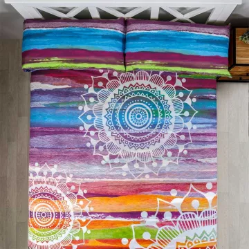 juego de sabanas mandala acuarela 2