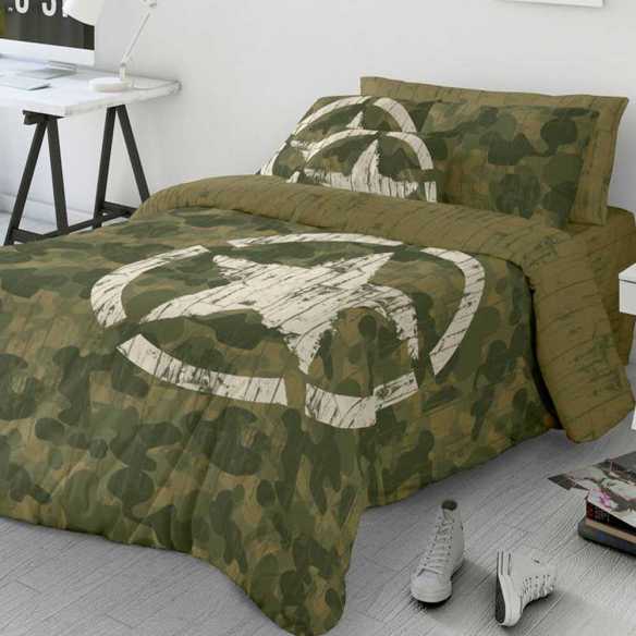 funda de edredon juvenil camuflaje