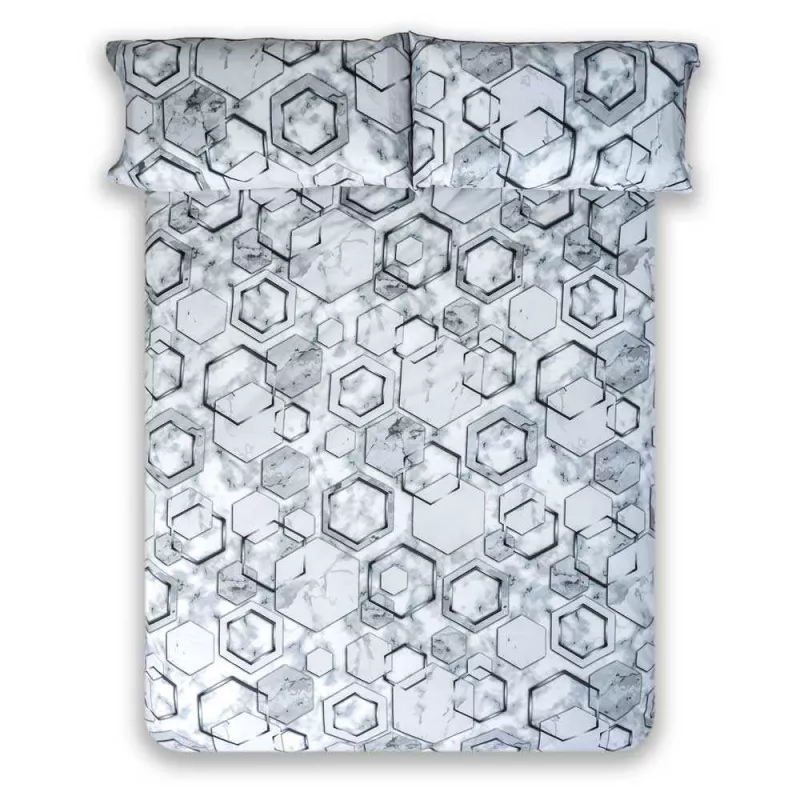 funda nordica gris marmol aerea