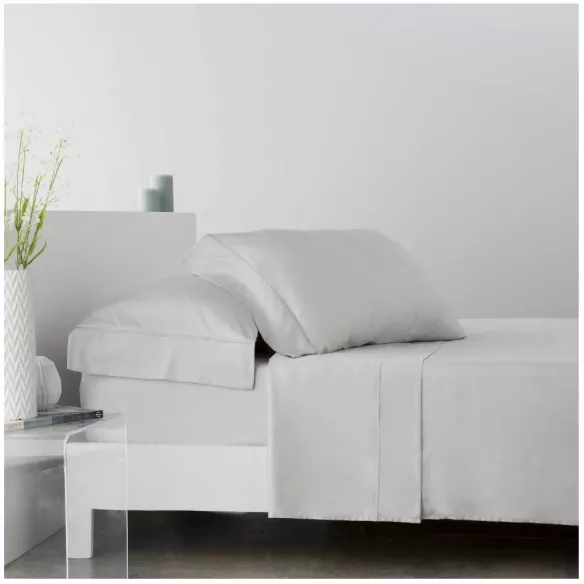 SABANA SATEN GRIS PERLA