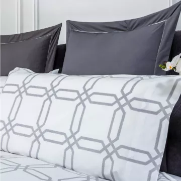 funda nordica algodon 200 hilos gris 2