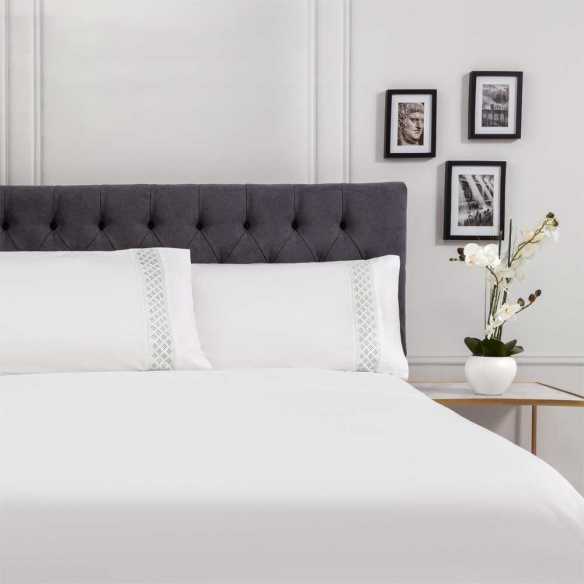 juego de cama vainica blanco