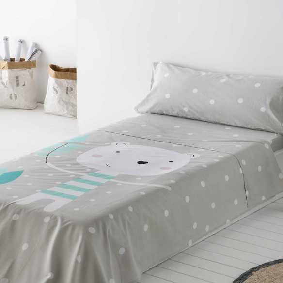 sabana infantil jorge gris