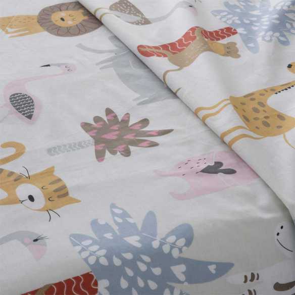 sabana infantil leon y tigre