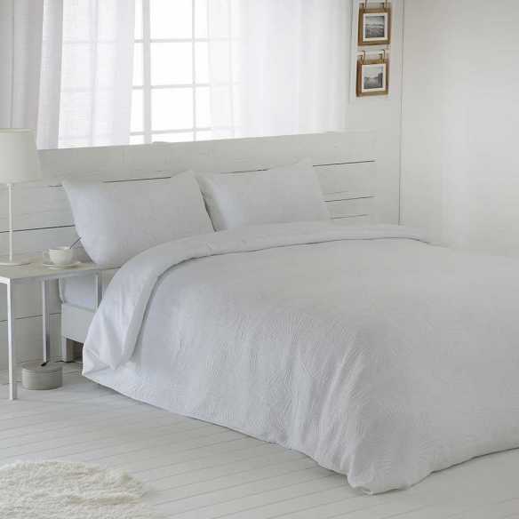 funda nordica pique blanco