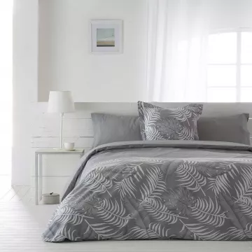 funda nordica algodon 100% gris 2