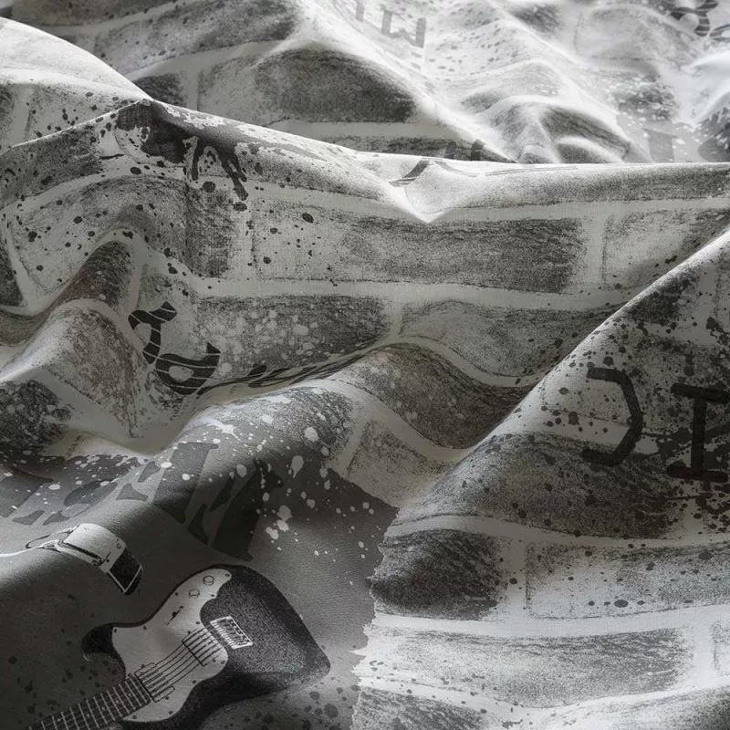 juego de cama gris para jovenes