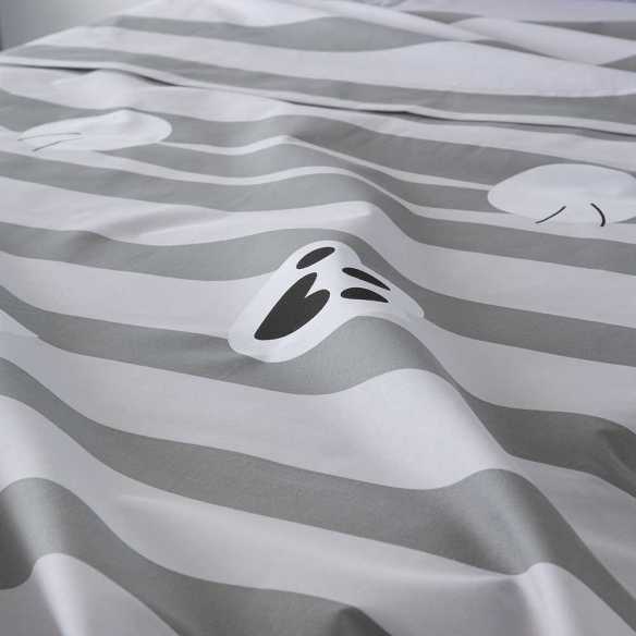 sabanas infantiles color gris