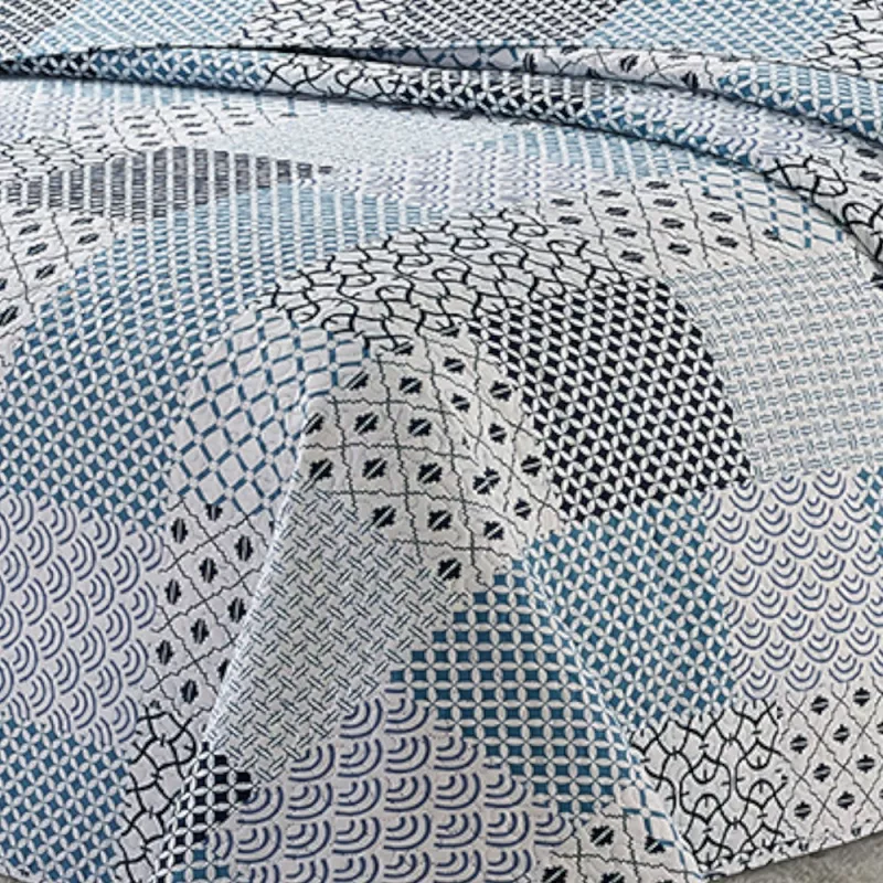 detalle colcha de verano reversible