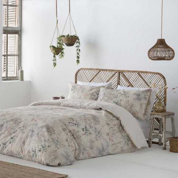 funda nórdica de algodón beige