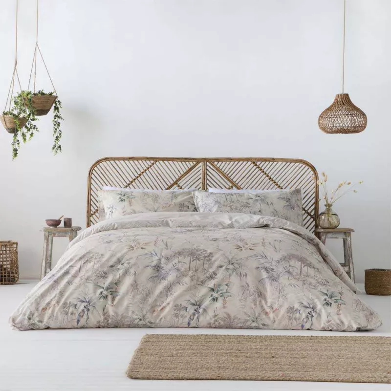 funda nórdica beige