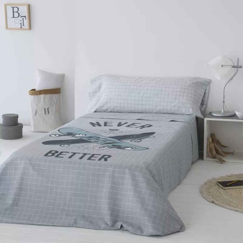 juego de cama patinete skate