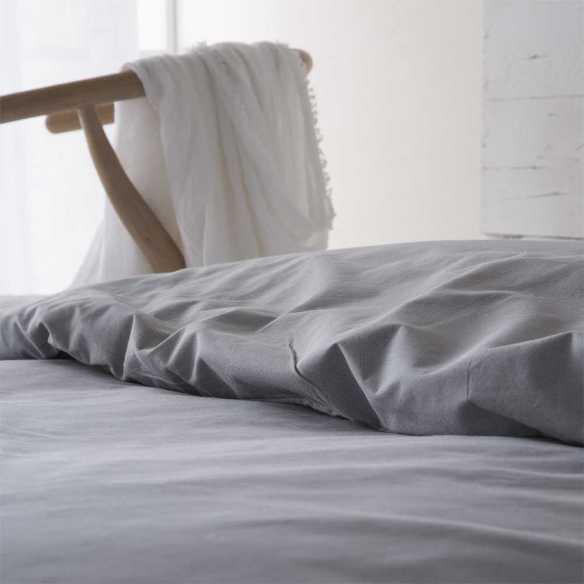 funda nórdica gris