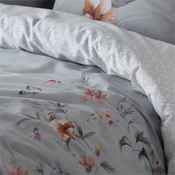 funda para edredón gris
