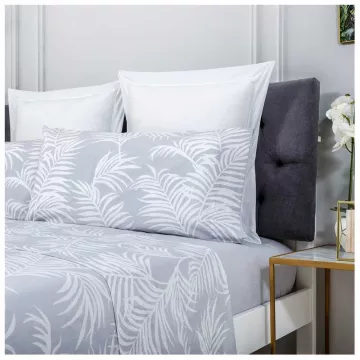 juego de sábanas todos los tamaños algodón orgánico gris 2