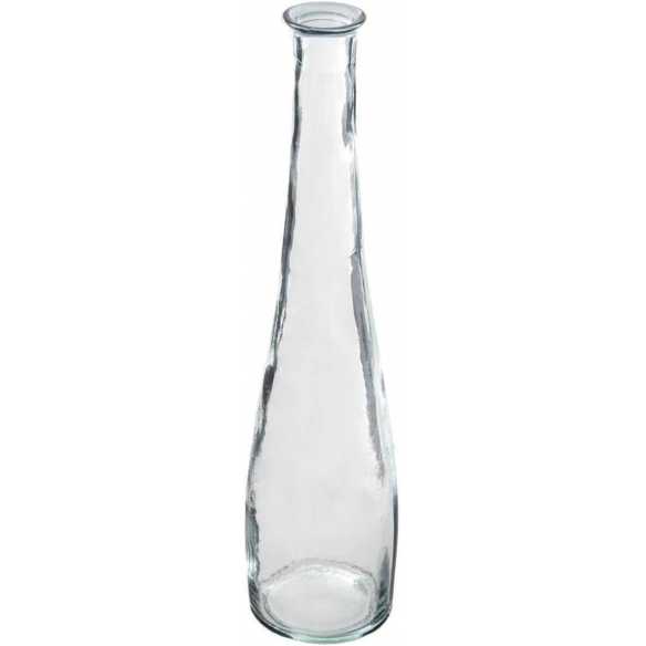 jarrón de cristal transparente súper largo