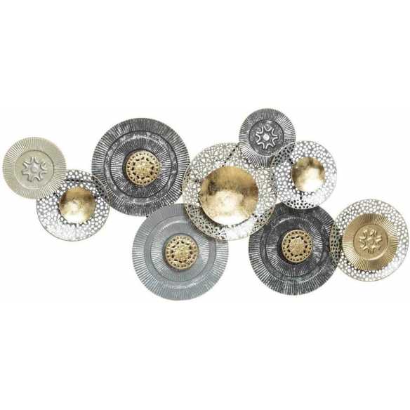 decoración de pared en metal