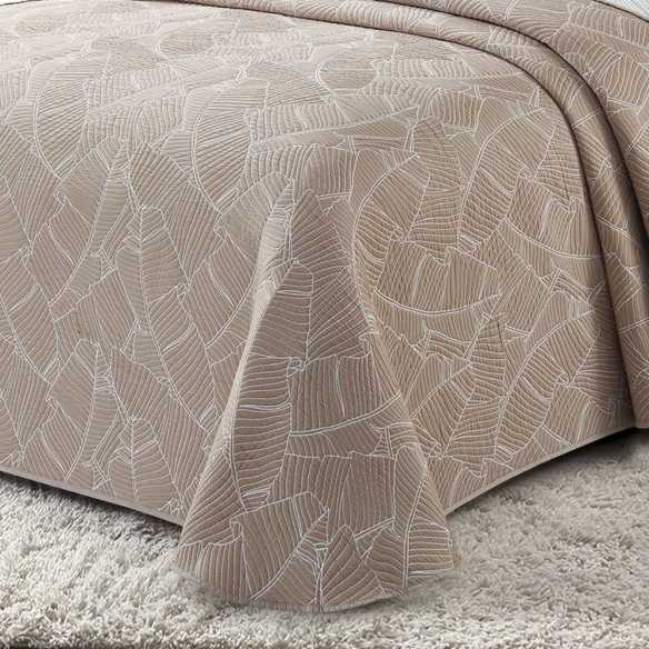 colcha para cama grande beige