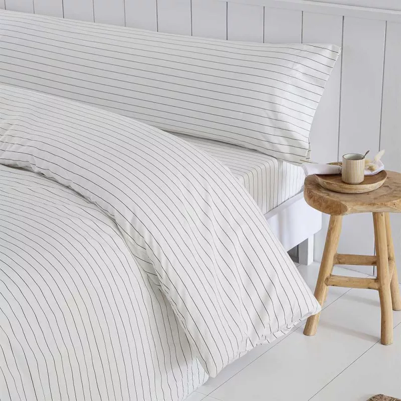 funda de edredón percal algodón 200 hilos beige