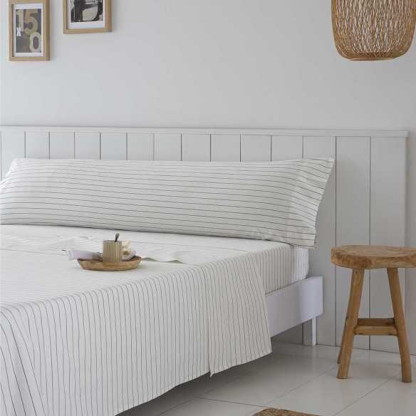 juego de sábanas percal algodón 200 hilos