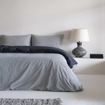 funda nórdica algodón 180 hilos azul 2