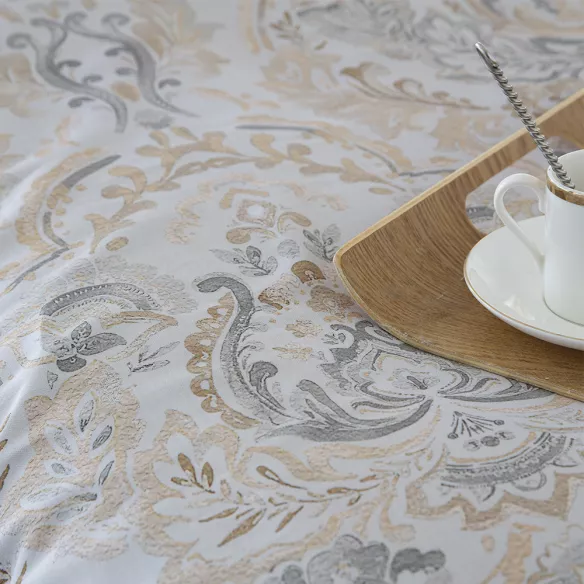 juego de funda edredón nórdico multicolor satén algodón egipcio 200 hilos cierre con botones