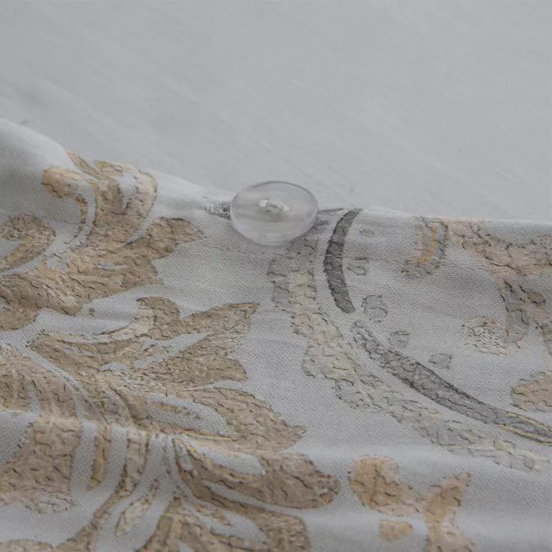 juego de funda nórdica multicolor satén algodón egipcio 200 hilos cierre con botones