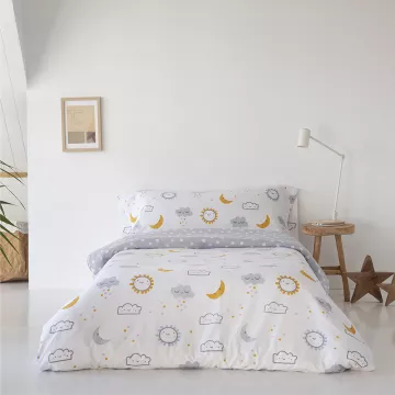 funda nórdica infantil multicolor algodón poliéster 2