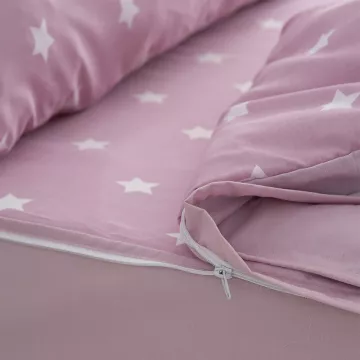 saco nórdico sin relleno nórdico infantil rosa cierre con cremallera 2