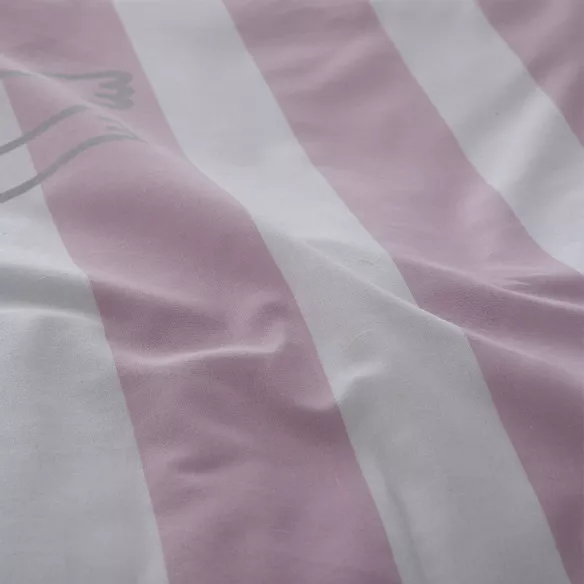 saco nórdico con relleno nórdico infantil rosa cierre con cremallera con estrellas