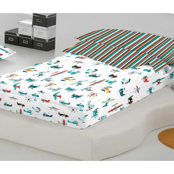 saco nordico infantil sin relleno avioncitos