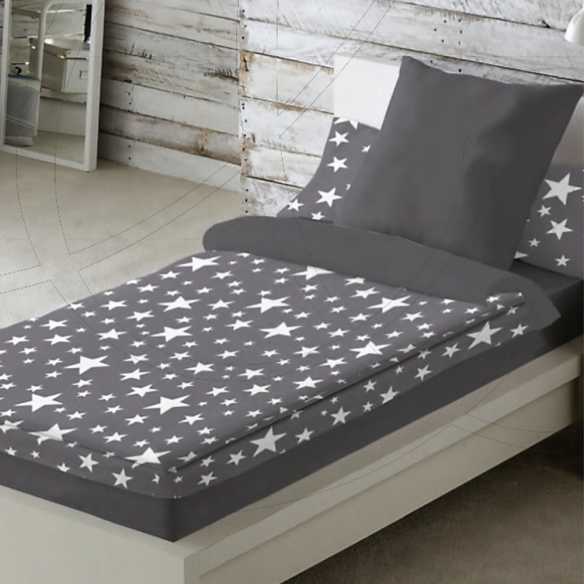 saco sin relleno nordico estrellas gris