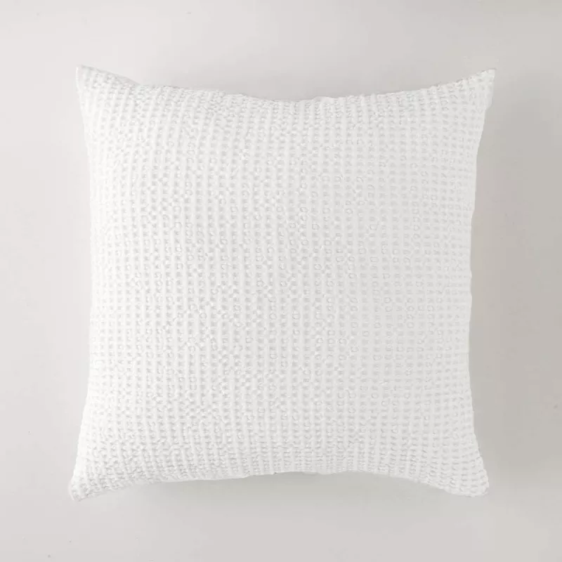 funda de cojín cuadrado nido de abeja