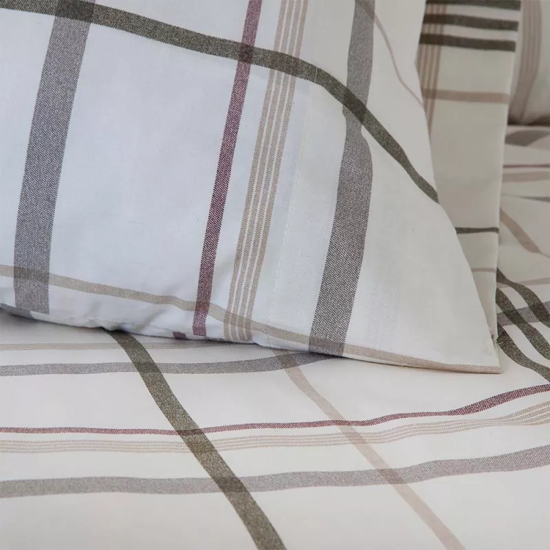 funda nórdica reversible juvenil beige algodón 200 hilos