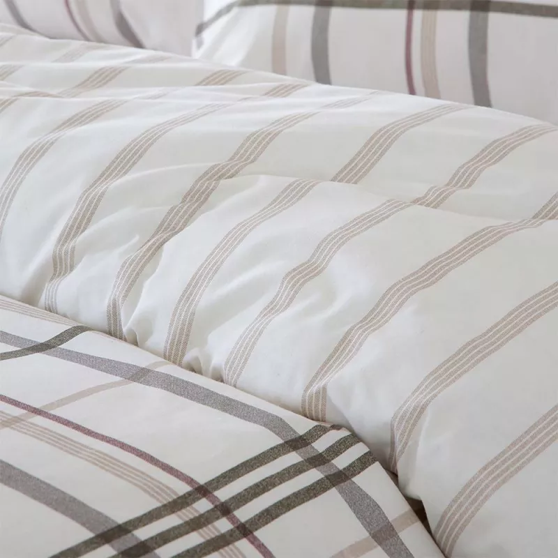 funda relleno nórdico beige reversible 200 hilos