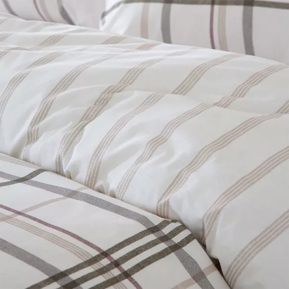 funda relleno nórdico beige reversible 200 hilos