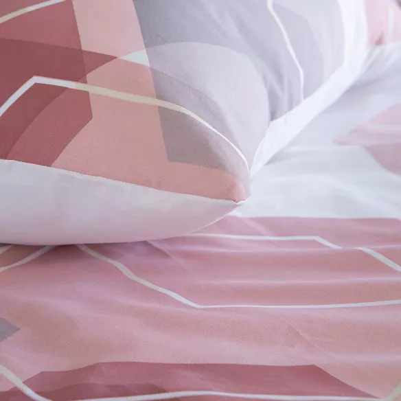 juego de cama todos los tamaños salmón nude rosa poliéster algodón