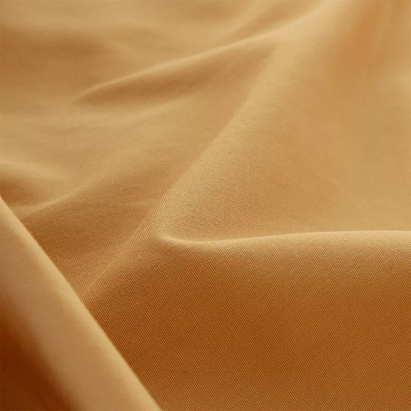 edredón ocre naranja liso percal algodón 200 hilos