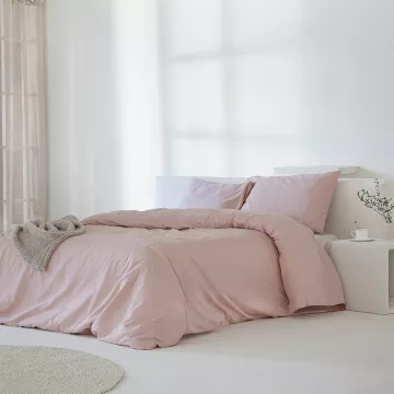 funda edredón nórdico nude liso percal algodón 200 hilos