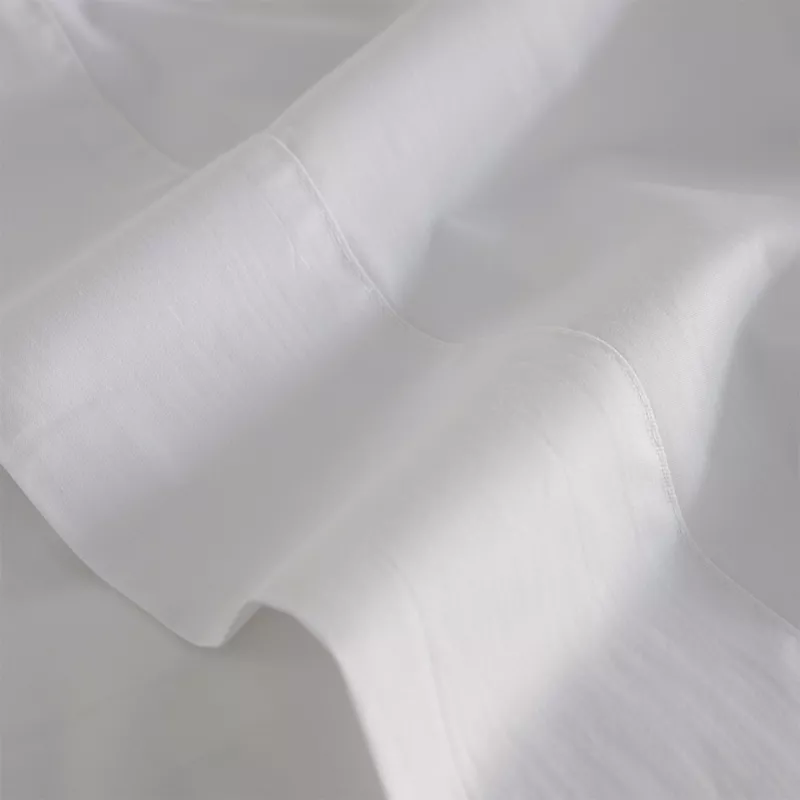 juego de sábanas blancas suaves y duraderas alta calidad percal algodón