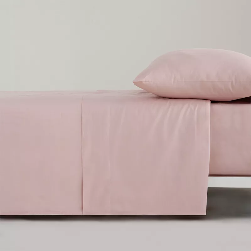 juego de cama sábanas nude liso percal algodón 200 hilos