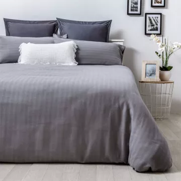 Funda edredón nórdico jacquard gris 2