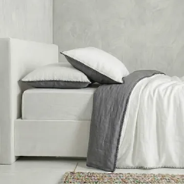 funda nórdica blanco y gris