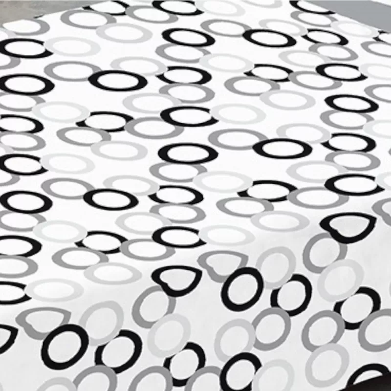 detalle sabana popy gris