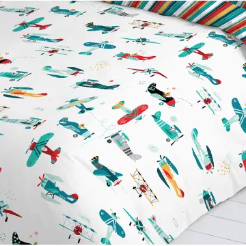 funda nordica infantil avioncitos multicolor 2