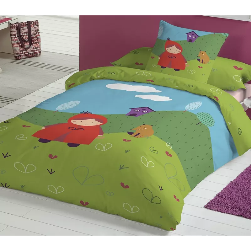 funda de edredon infantil caperucita
