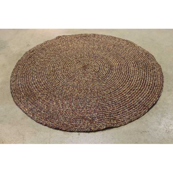 alfombra salon redonda beige